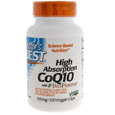 Coenzym Q10 100 MG og Piperin Bioperin vegan 120 kapsler DOCTOR'S BEST